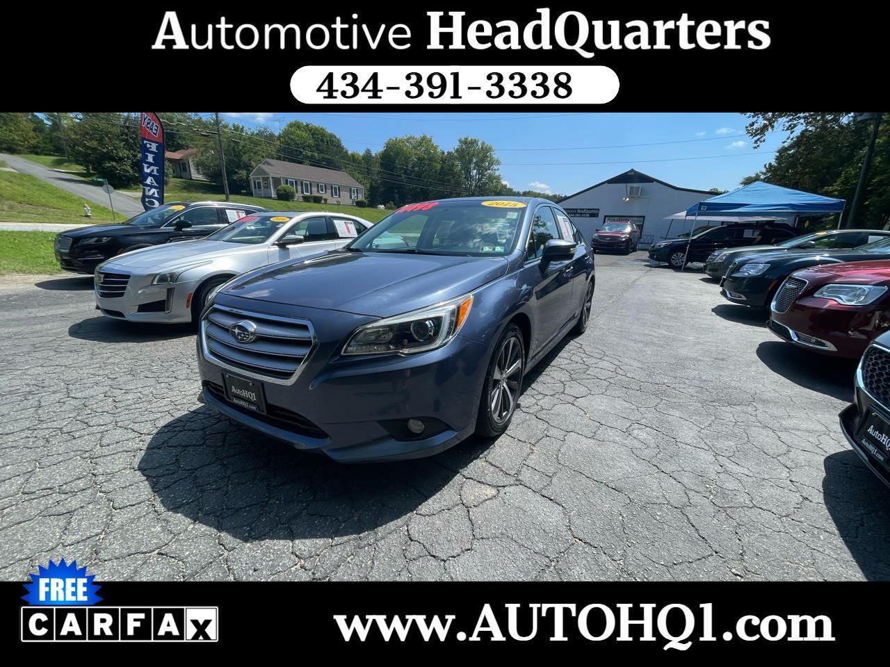 Blue 2015 Subaru Legacy Sedan All-Wheel Drive Continuously Variable Transmission