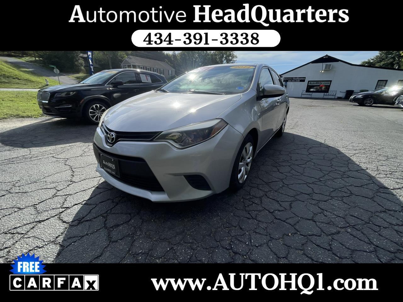 2014 Toyota Corolla LE CVT