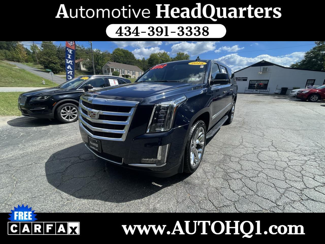2018 Cadillac Escalade ESV Luxury 4WD