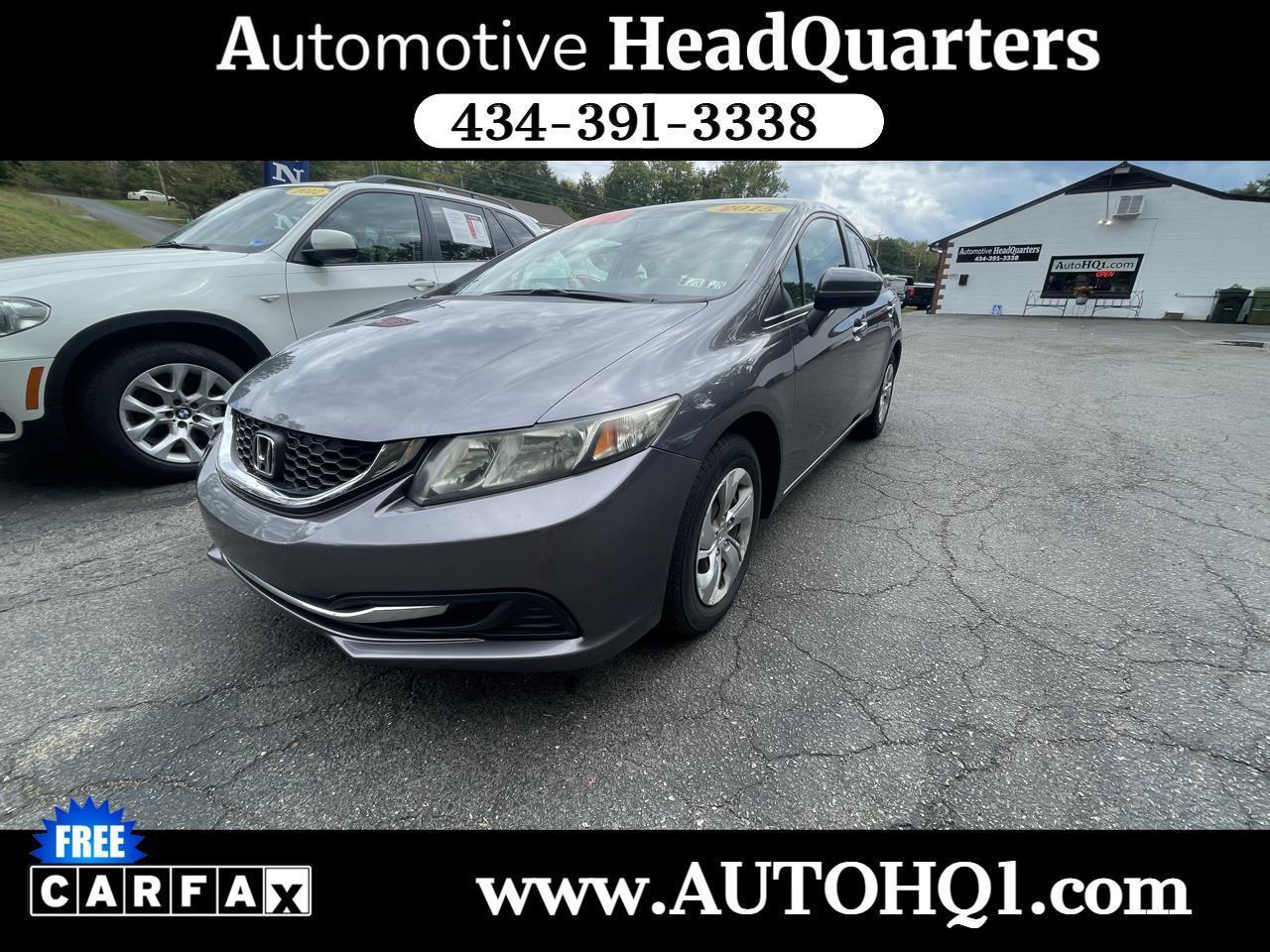 2015 Honda Civic LX Sedan CVT