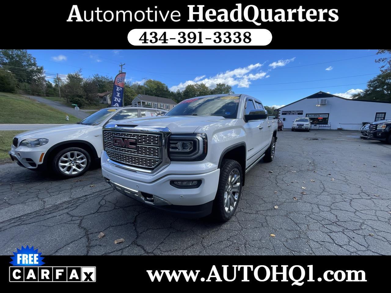 2017 GMC Sierra 1500 Denali Crew Cab Long Box 4WD