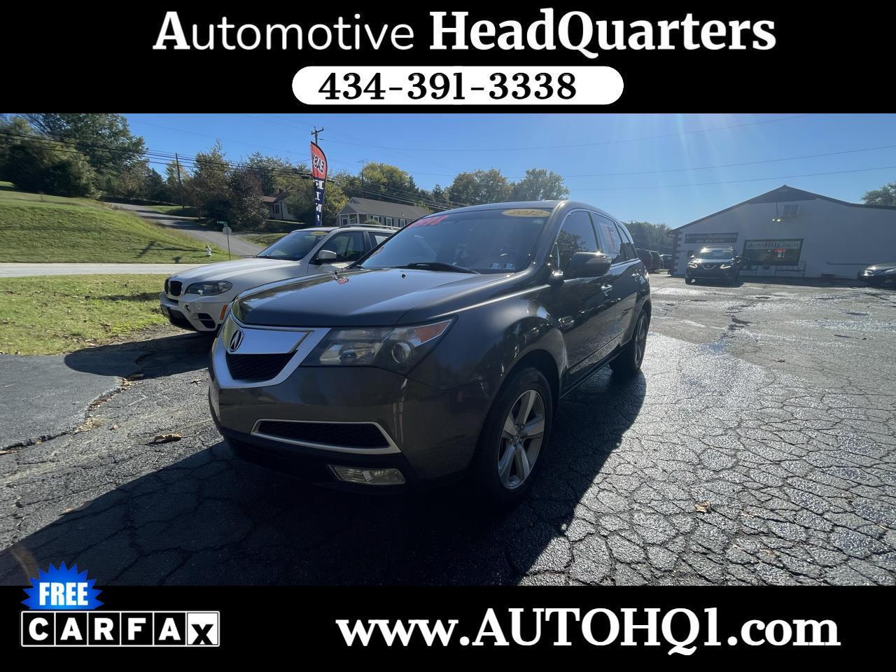 2012 Acura MDX 6-Spd AT