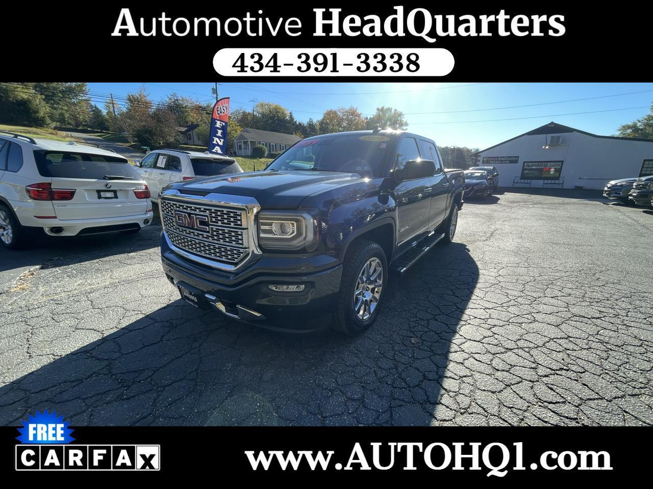 2017 GMC Sierra 1500 Denali Crew Cab Long Box 4WD