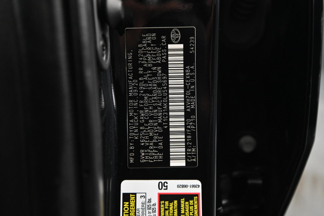 Toyota Camry Hybrid LE 2020 Toyota Camry Hybrid LE 2020