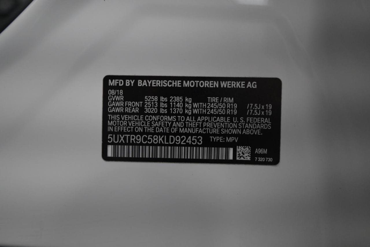 BMW X3 xDrive30i Sports Activity Vehicle 2019