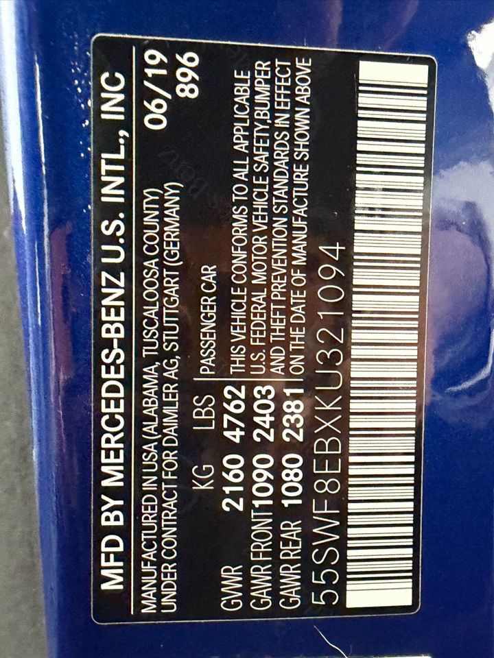 Mercedes-Benz C-Class C 300 4MATIC Sedan 2019