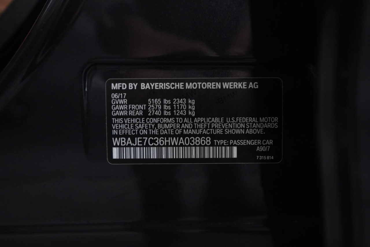 BMW 5 Series 540i xDrive Sedan 2017