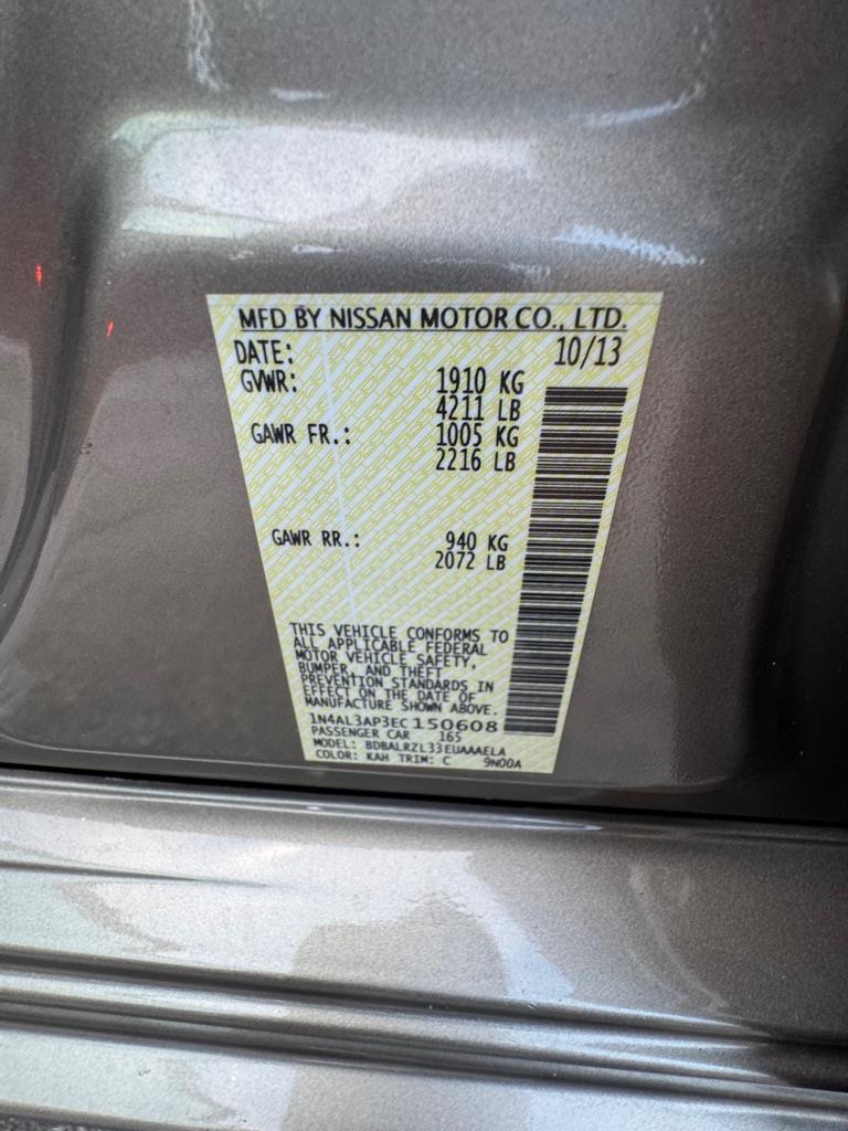 Nissan Altima 2.5 2014