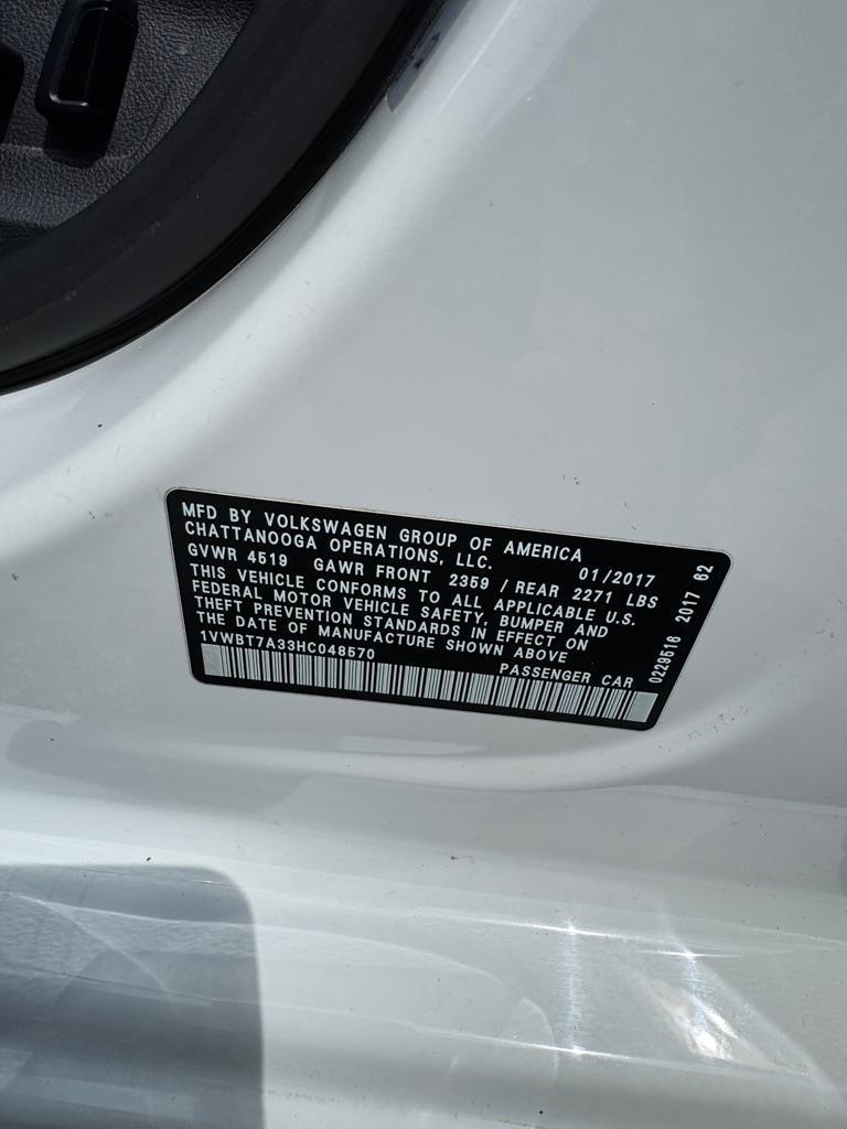 Volkswagen Passat SE 6A 2017