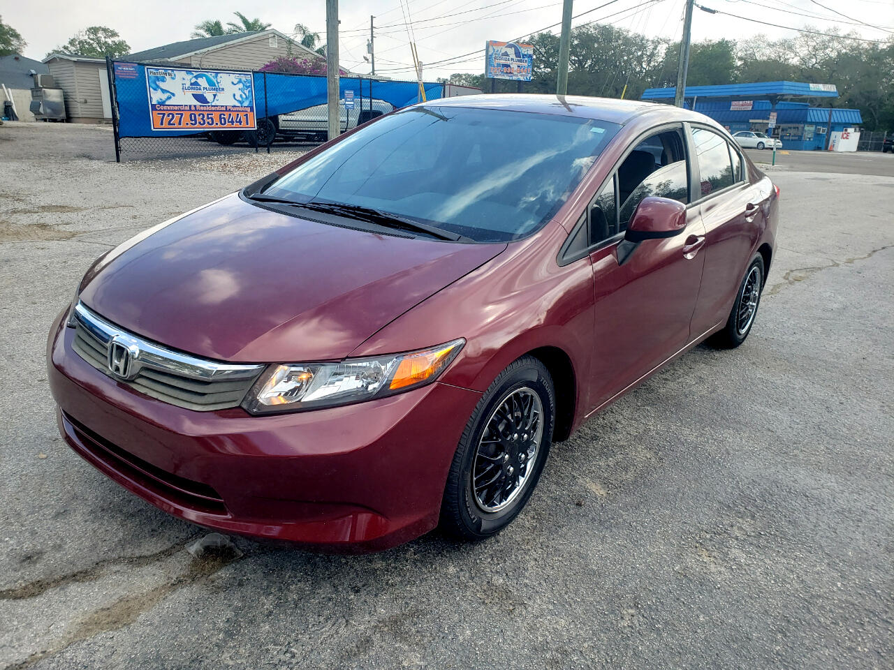 Used 2012 Honda Civic LX Sedan 5Speed AT for Sale in Tarpon Springs FL