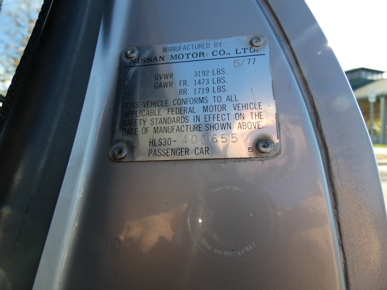 Nissan 280ZX 2dr Coupe 5-Spd 1977