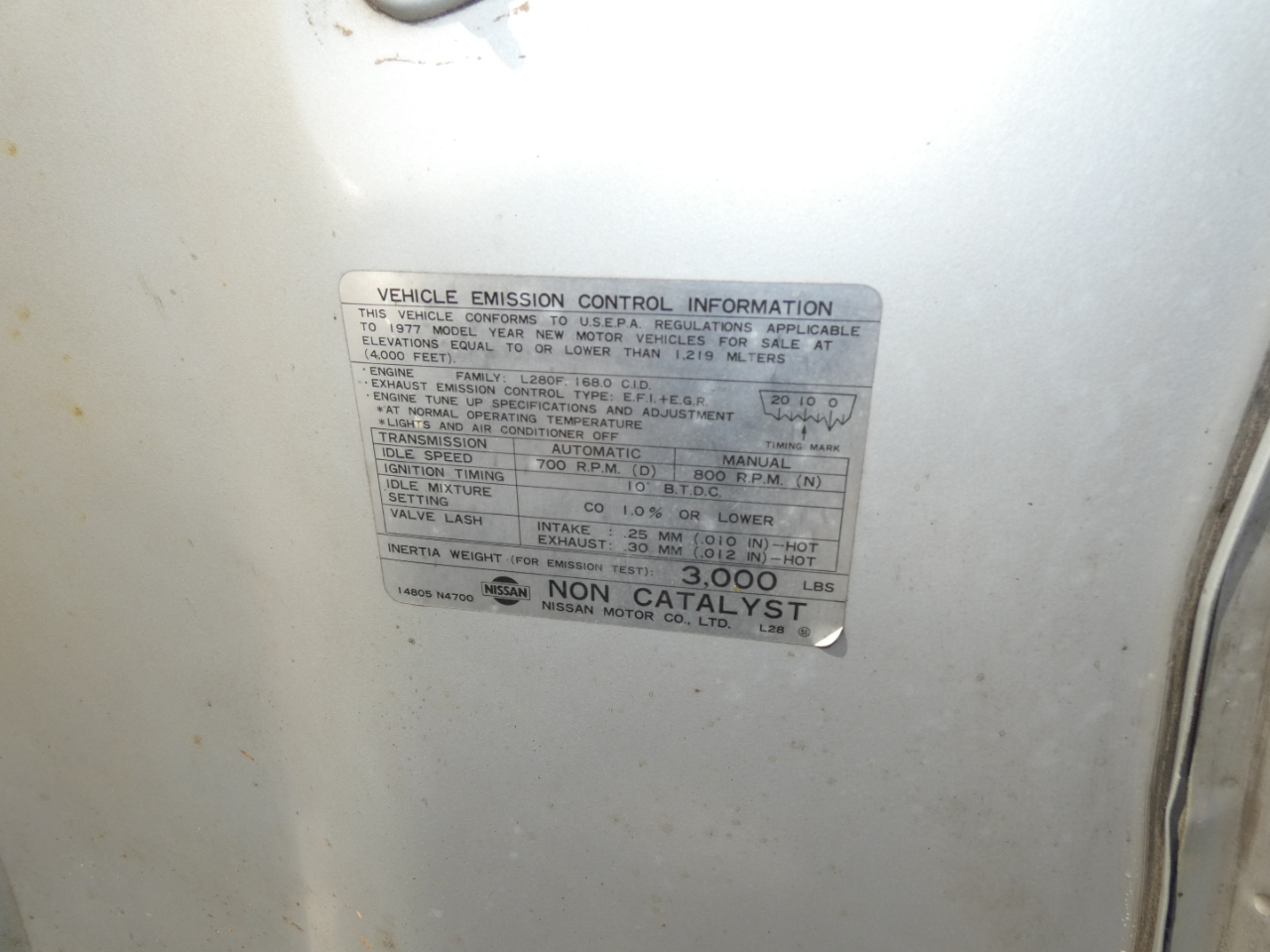 Nissan 280ZX 2dr Coupe 5-Spd 1977