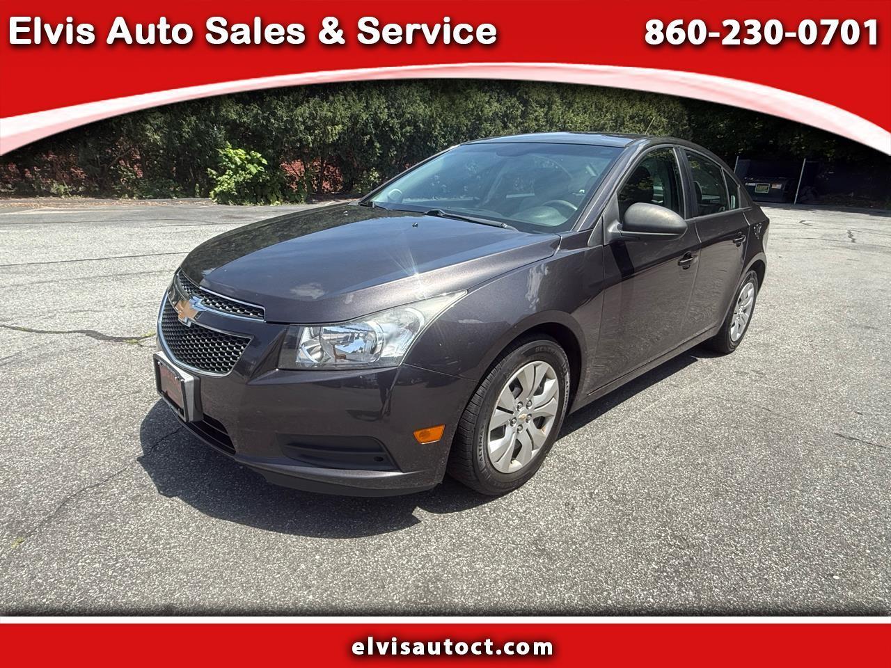 Black 2014 Chevrolet Cruze Sedan Front-Wheel Drive Automatic