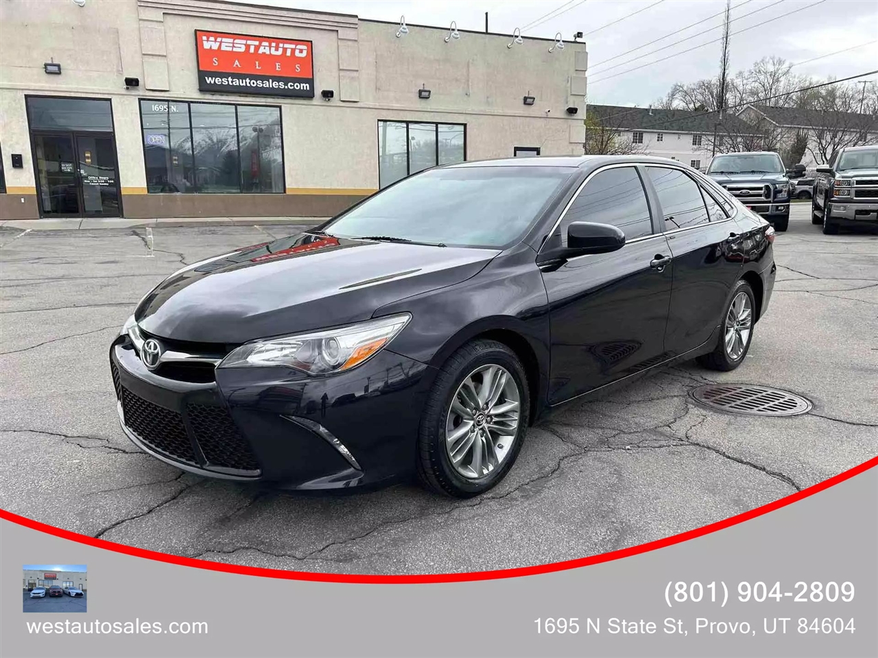 Used 2016 Toyota Camry SE for Sale in Provo UT 84604 West Auto Sales Provo