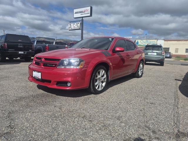 Red 2013 Dodge Avenger R/T FWD Sedan Front-Wheel Drive Automatic