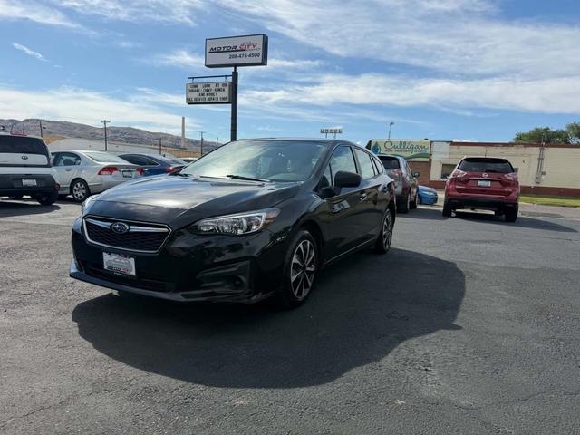 Black 2018 Subaru Impreza Hatchback All-Wheel Drive Continuously Variable Transmission