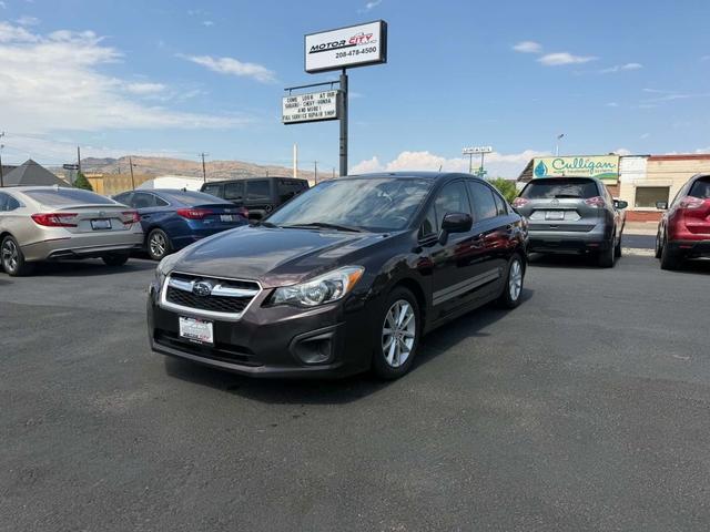 Red (MAROON) 2012 Subaru Impreza Sedan All-Wheel Drive Continuously Variable Transmission