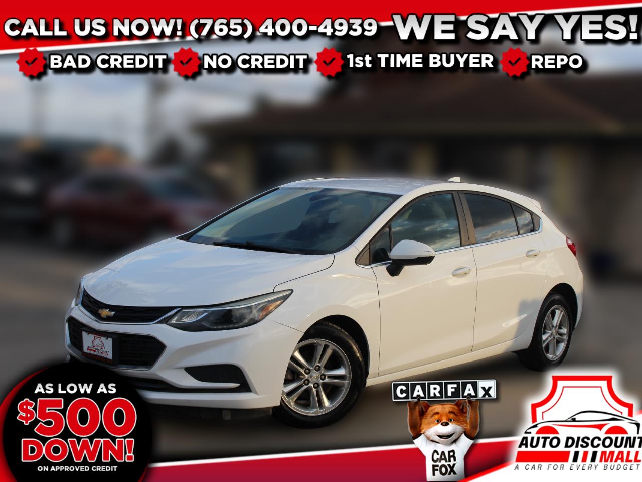 2018 Chevrolet Cruze LT  Hatchback