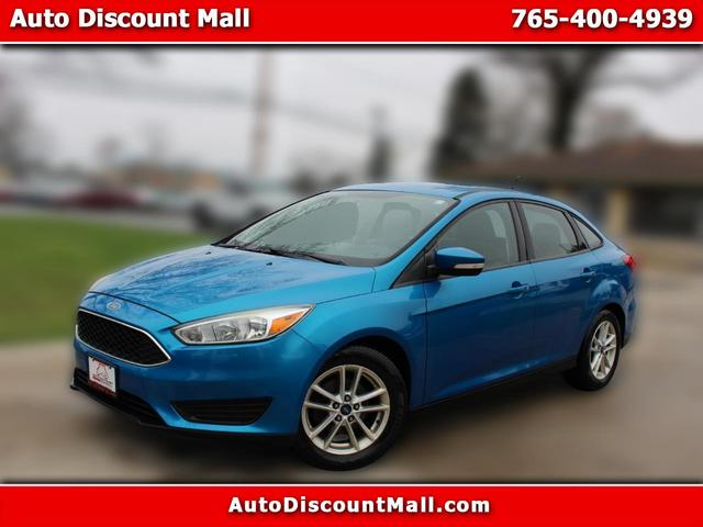 Blue 2015 Ford Focus SE Sedan Front-Wheel Drive Automatic