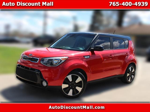Red 2016 Kia Soul + Wagon Front-Wheel Drive Automatic