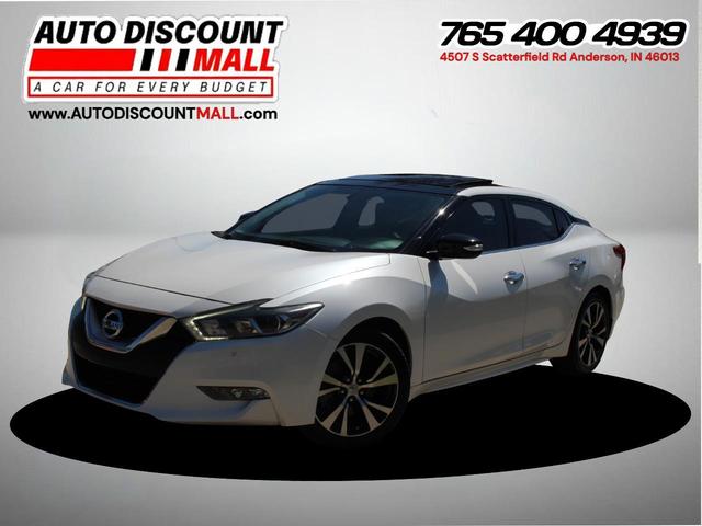 Black 2016 Nissan Maxima SL Sedan Front-Wheel Drive Continuously Variable Transmission