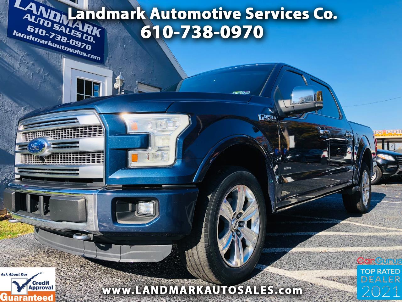 Used 2015 Ford F150 4WD SuperCrew 145" Platinum for Sale in West