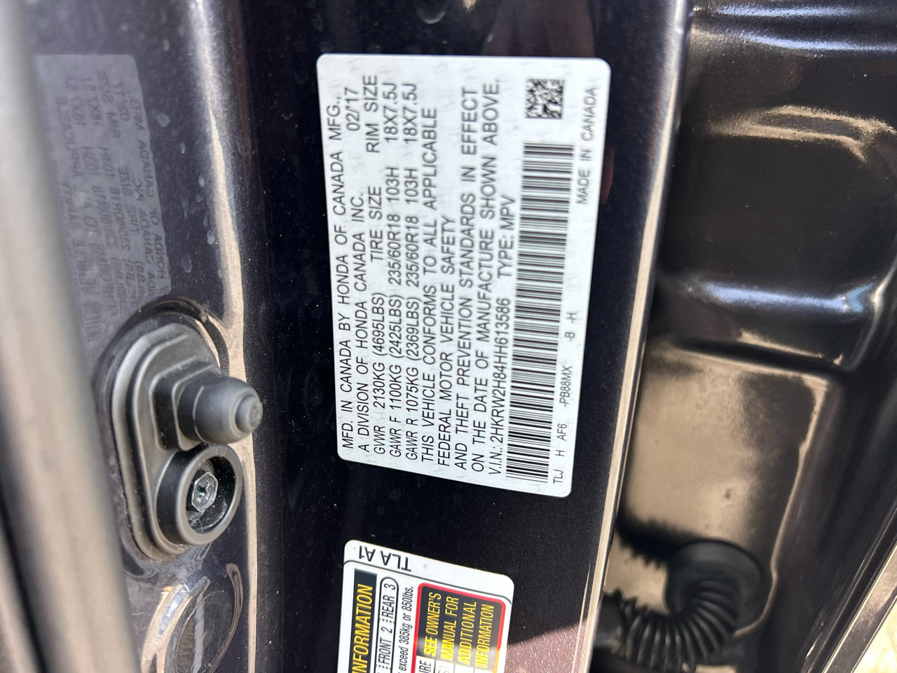 Honda CR-V EX-L AWD 2017