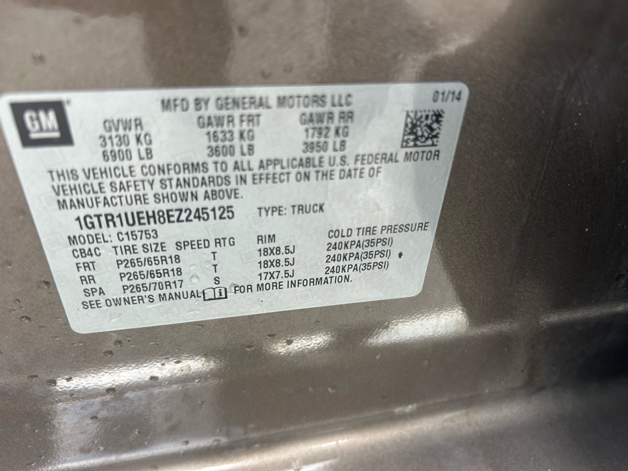 GMC Sierra 1500 2WD Double Cab 143.5" SLE 2014