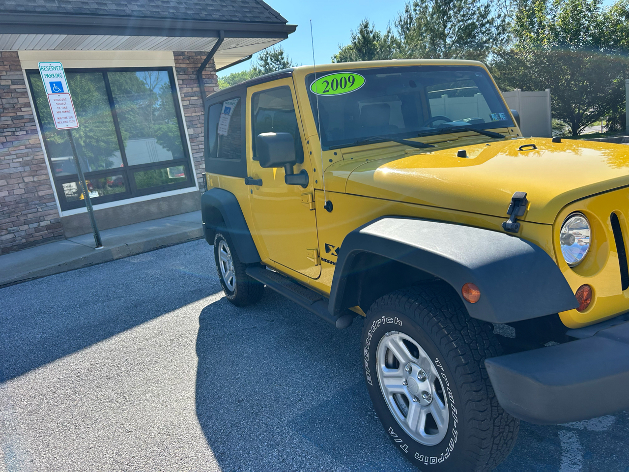 Jeep Wrangler 4WD 2dr X 2009