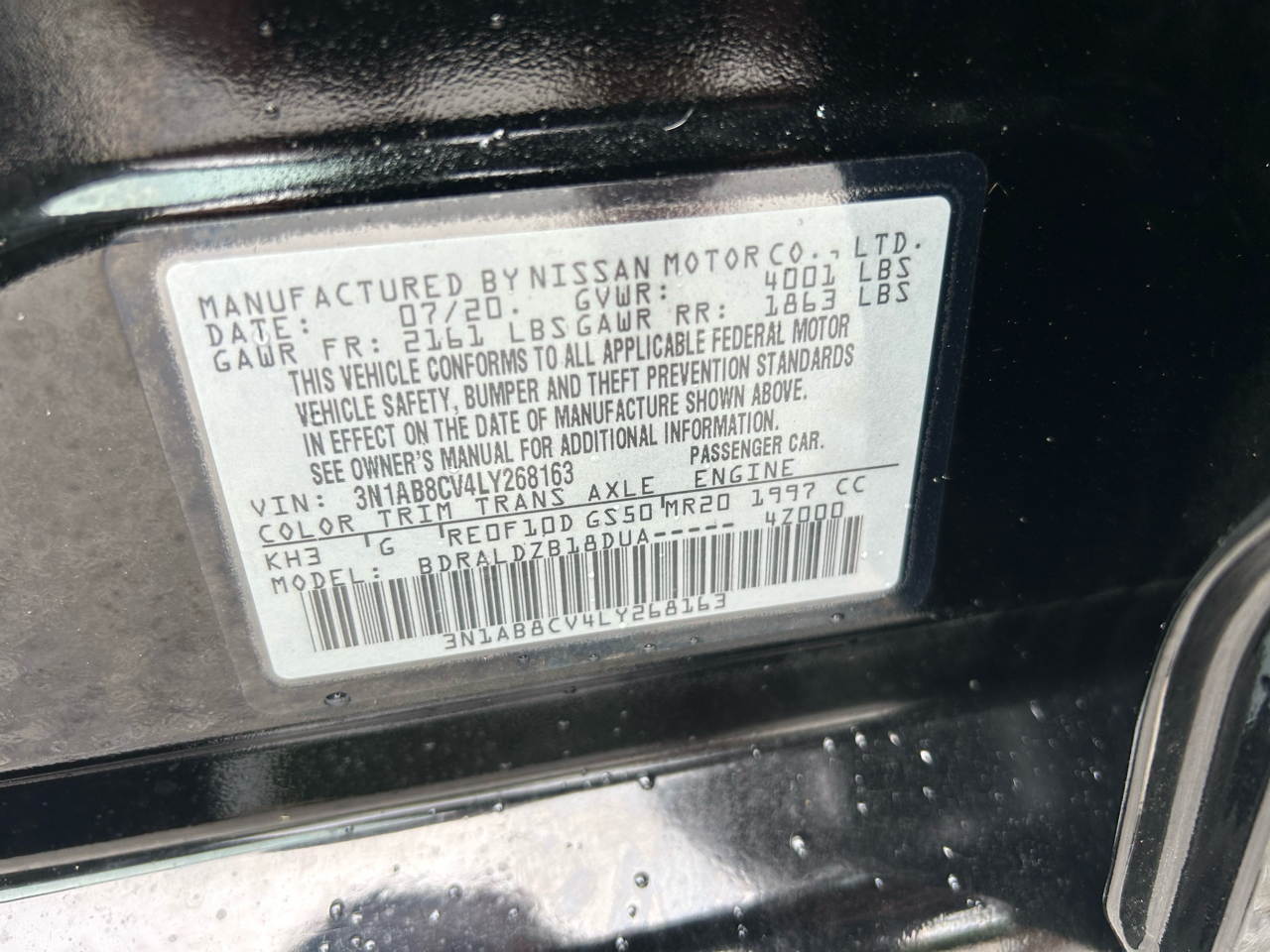 Nissan Sentra SV CVT 2020