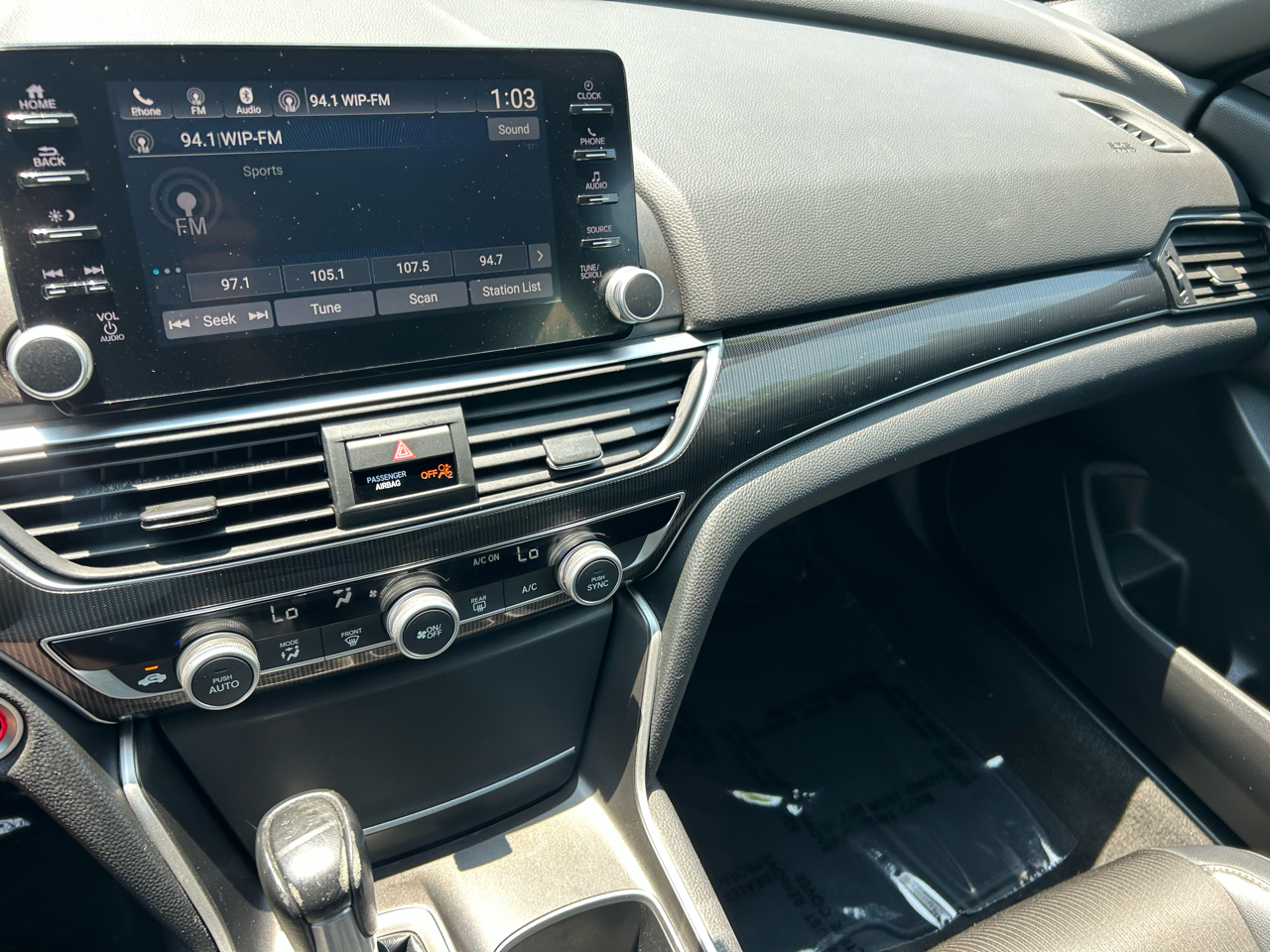 Honda Accord Sedan Sport 1.5T CVT 2018