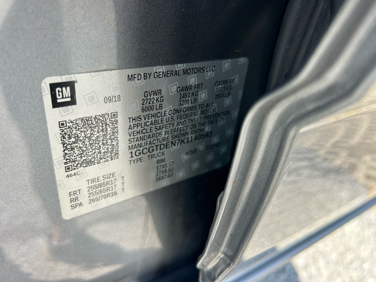 Chevrolet Colorado 4WD Crew Cab 128.3" Z71 2019