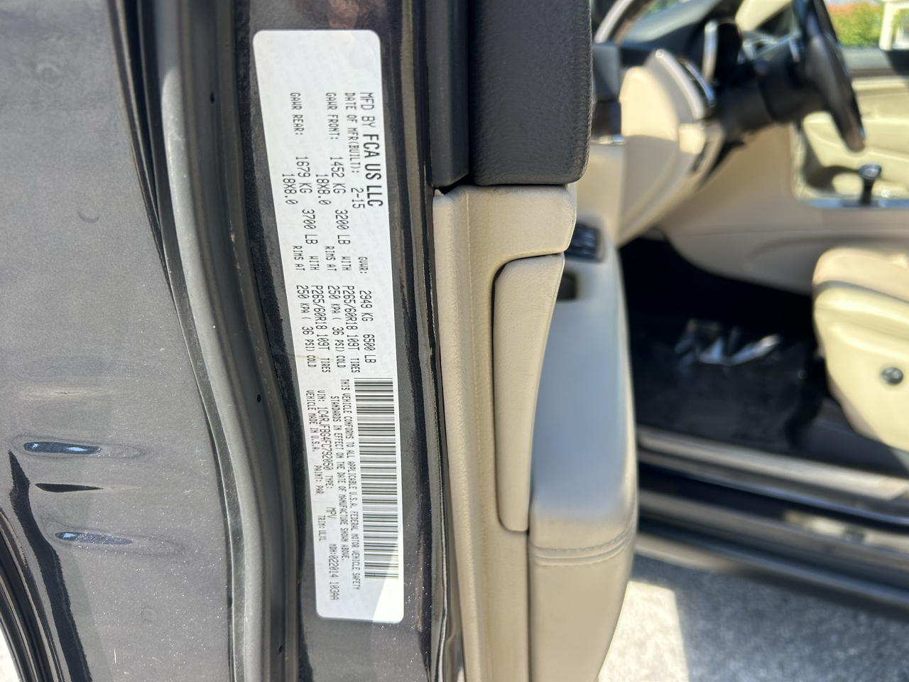 Jeep Grand Cherokee 4WD 4dr Limited 2015