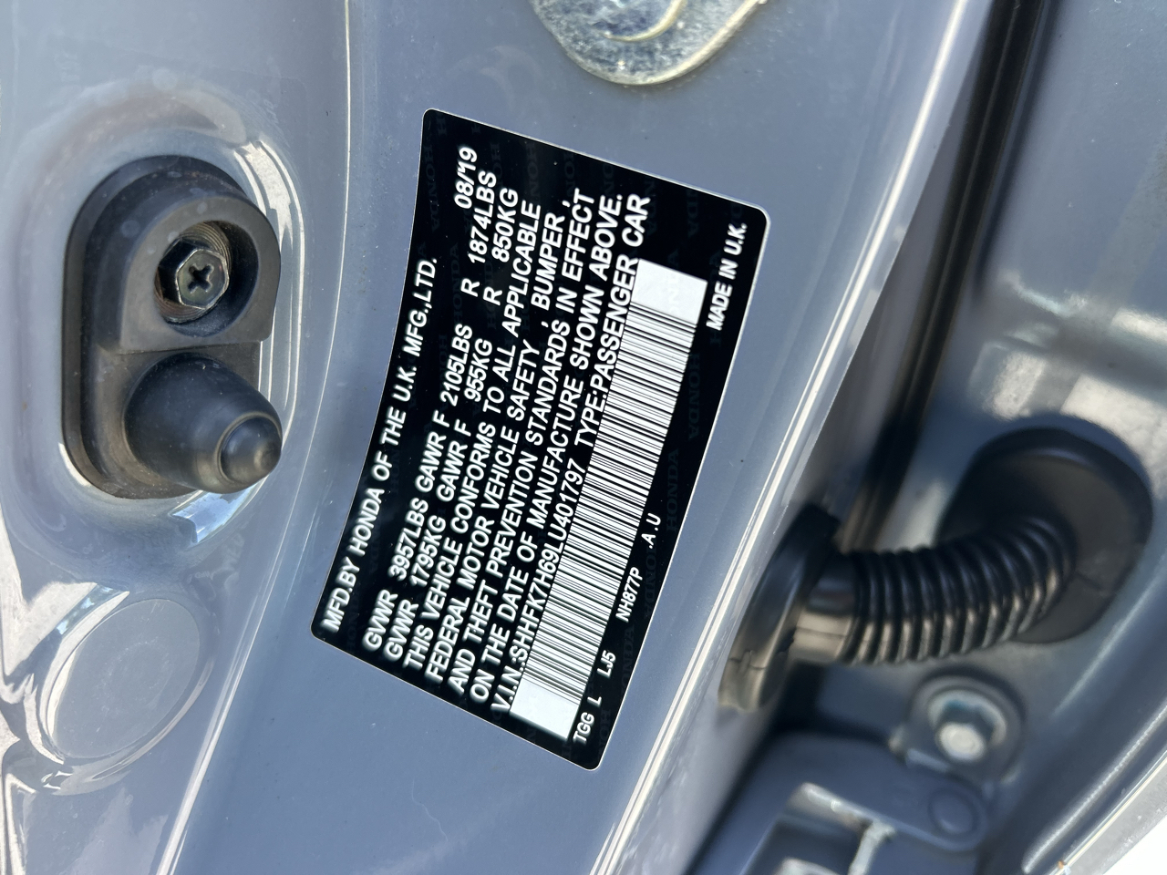 Honda Civic Hatchback EX CVT 2020