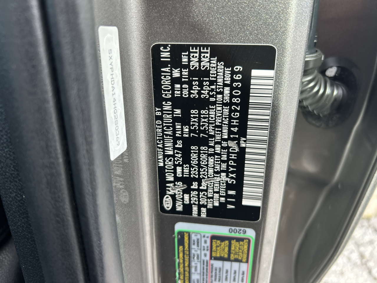 Kia Sorento EX AWD 2017