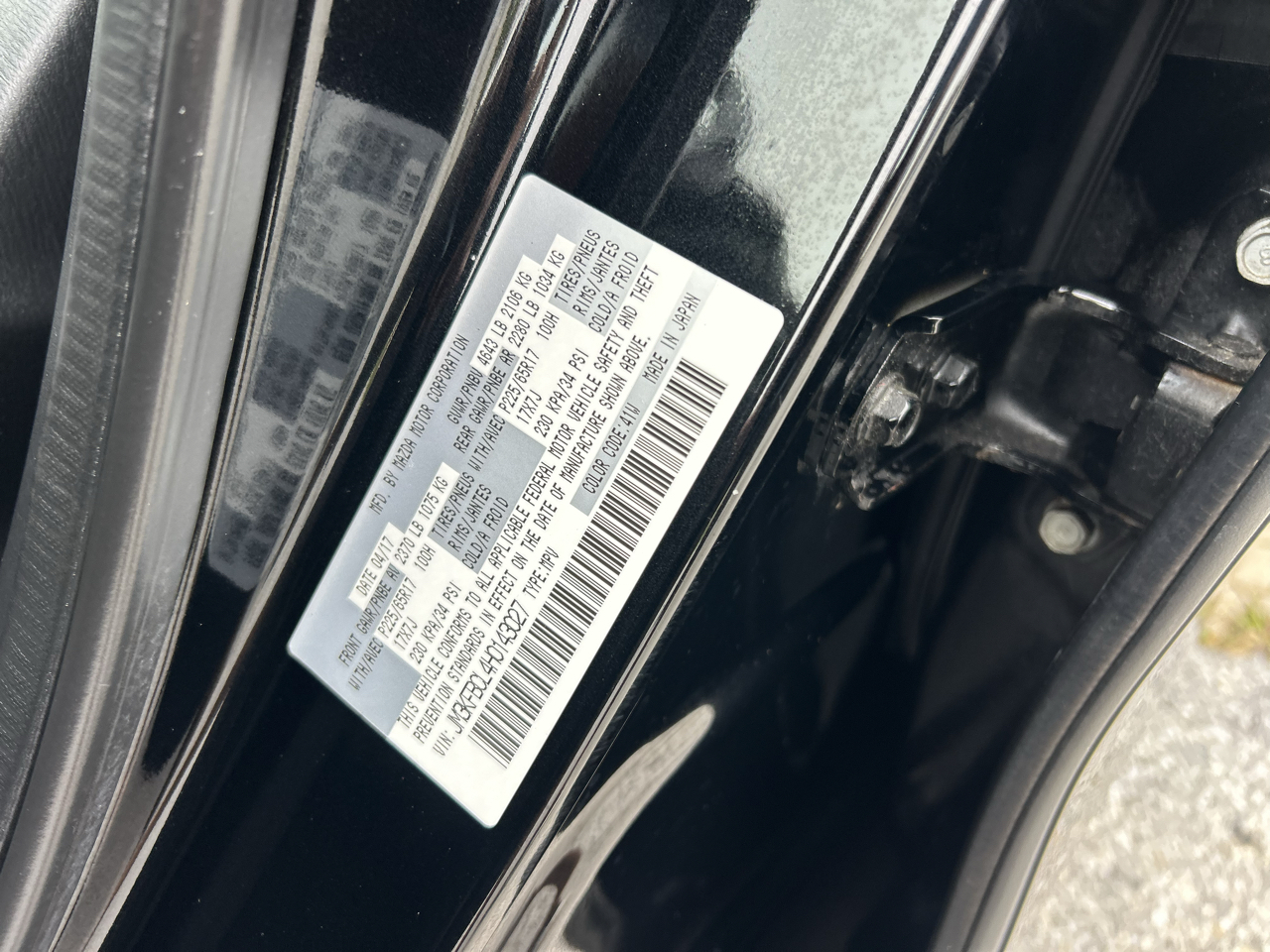 Mazda CX-5 Touring AWD 2017