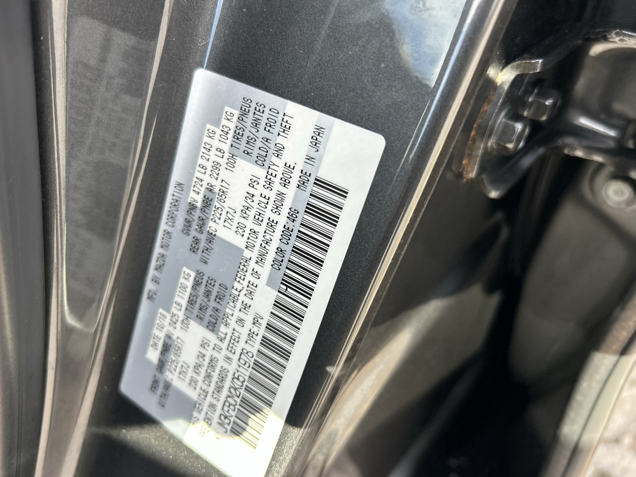 Mazda CX-5 Touring AWD 2019