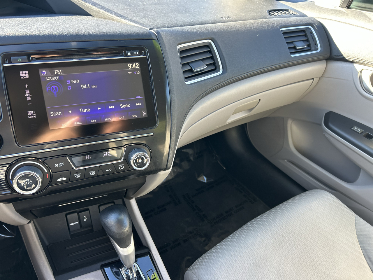 Honda Civic Sedan 4dr CVT EX 2015