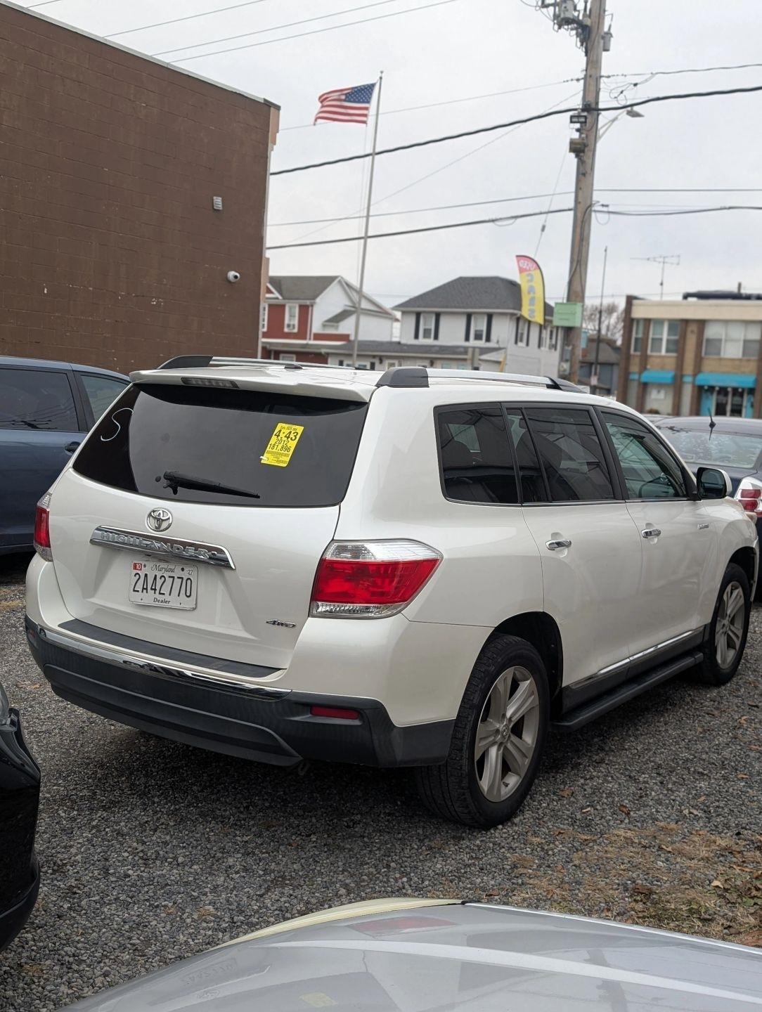 Toyota Highlander Limited 4WD 2012