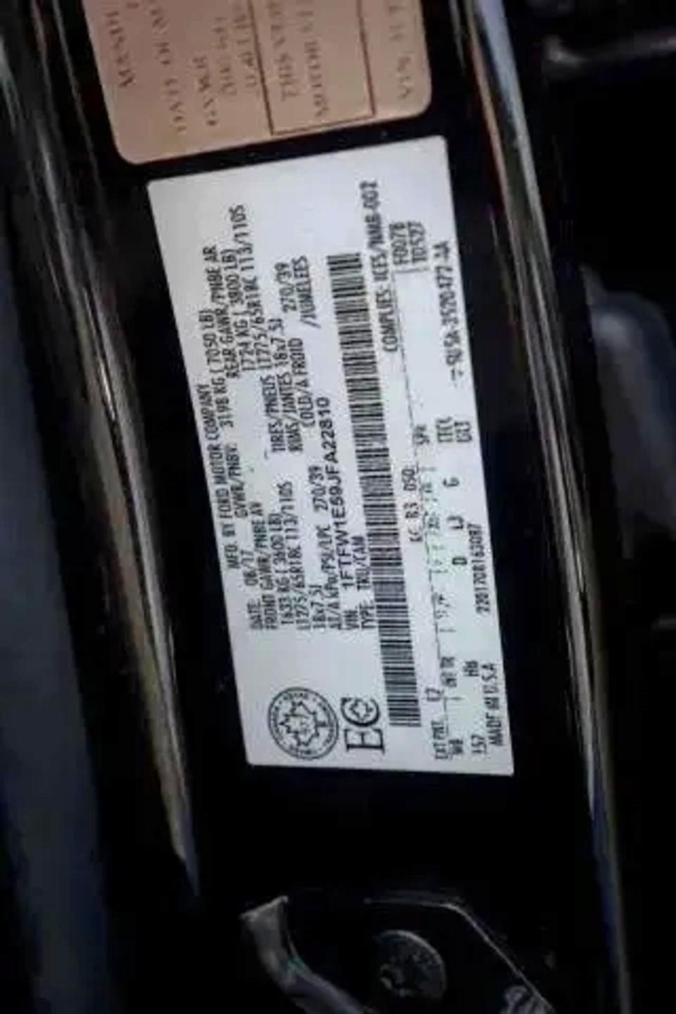 Ford F-150 Lariat SuperCrew 6.5-ft. Bed 4WD 2018