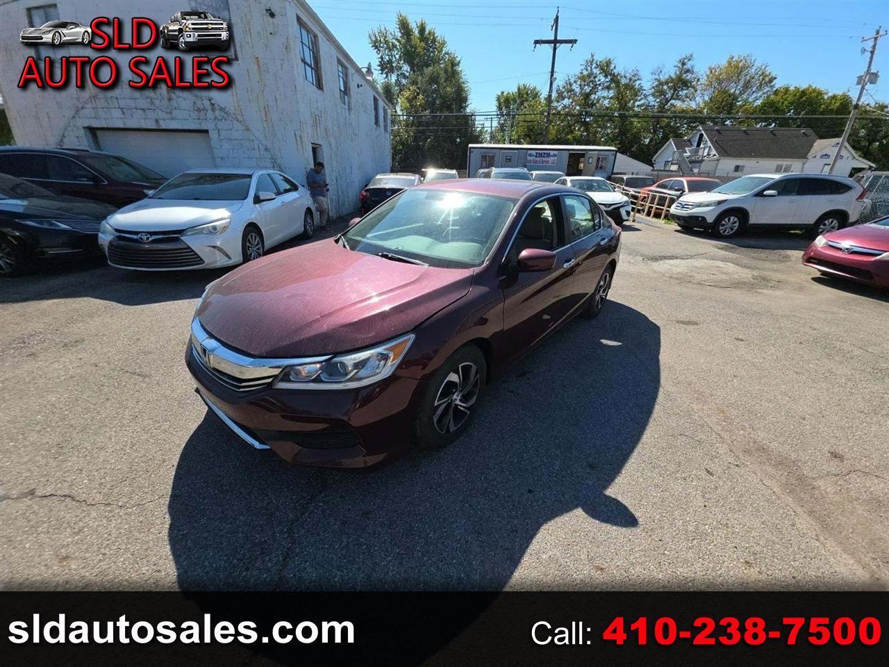 Honda Accord LX Sedan CVT 2017