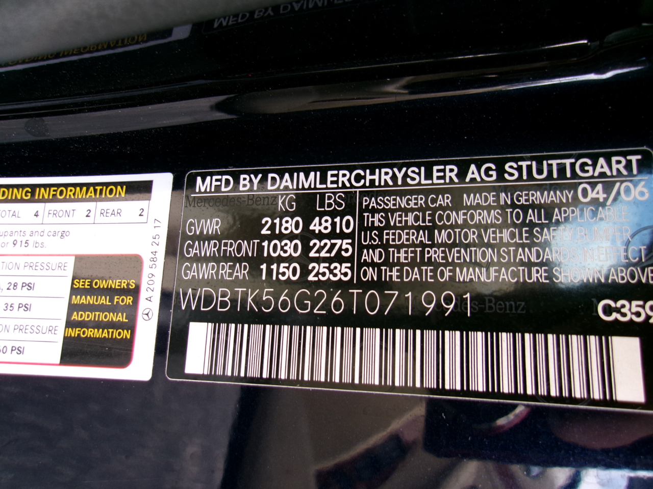 Mercedes-Benz CLK-Class CLK350 Cabriolet 2006