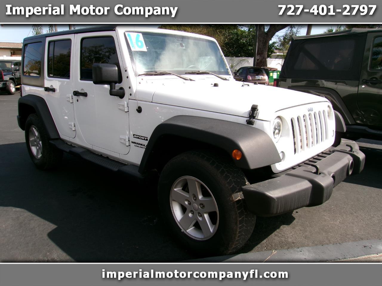 2016 Jeep Wrangler Unlimited Sport 4WD