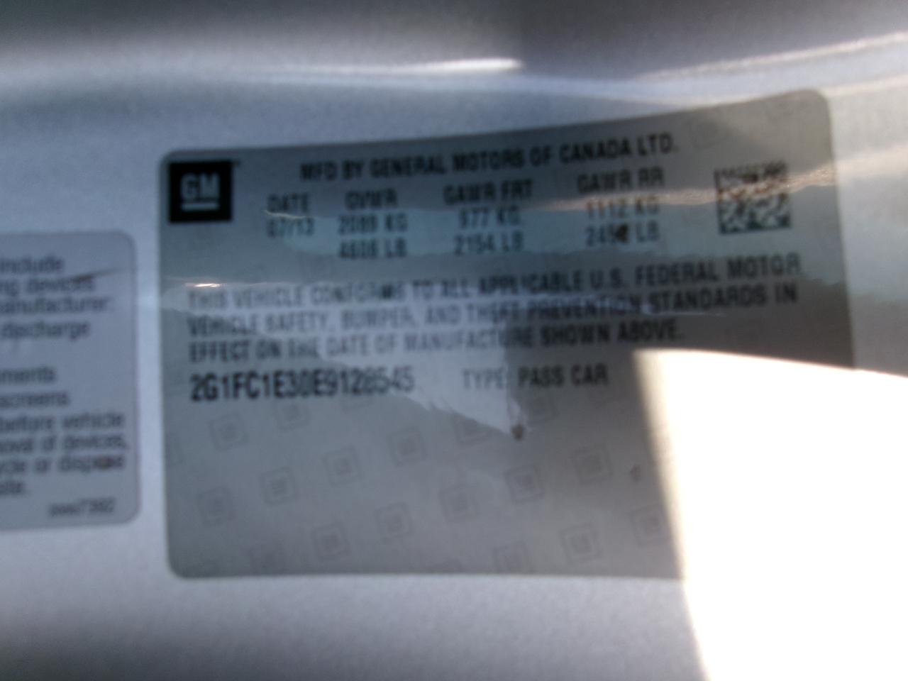 Chevrolet Camaro Coupe 2LT 2014