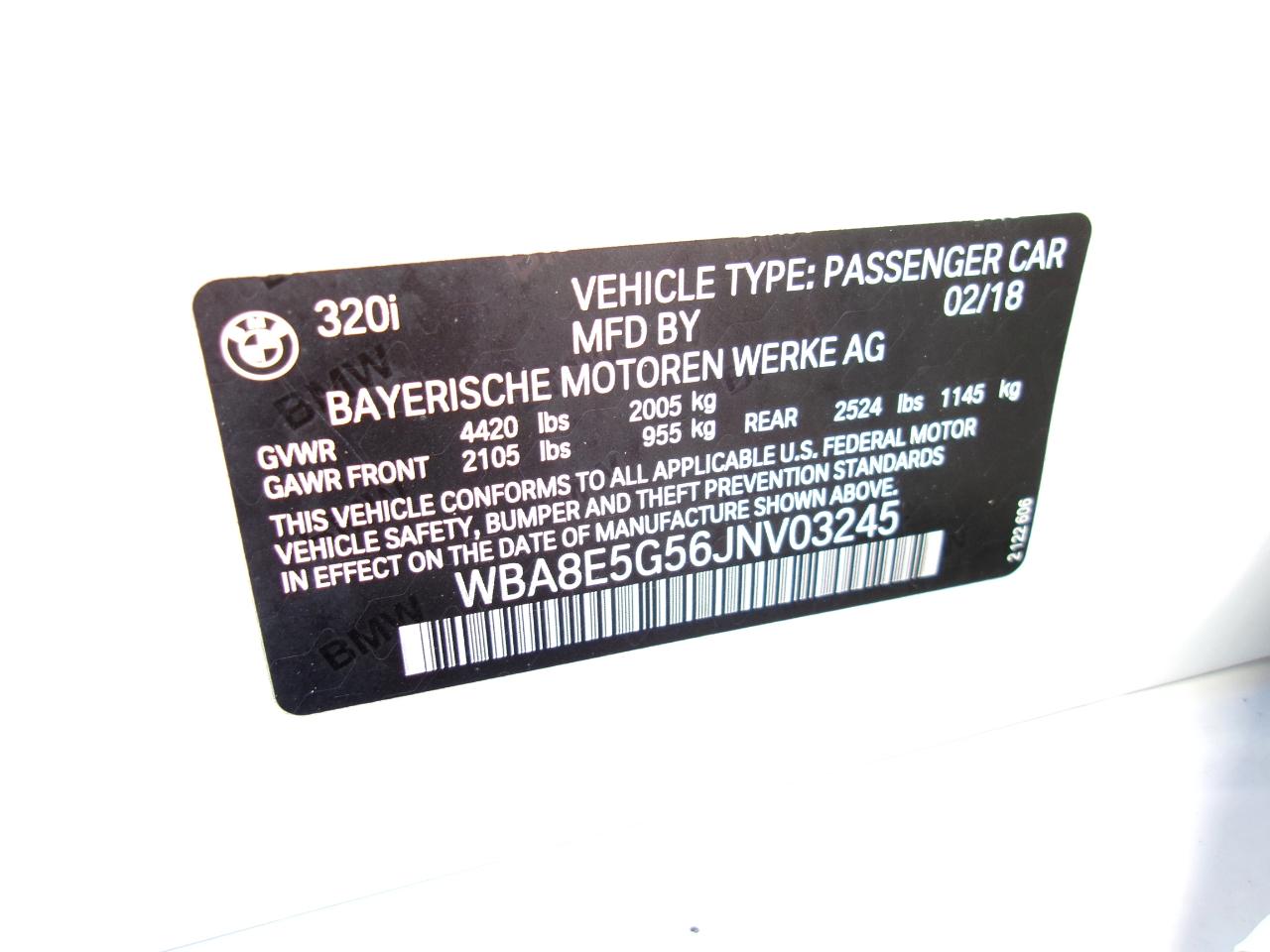 BMW 3-Series 320i xDrive Sedan 2018