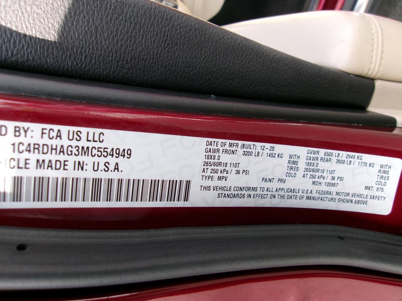 Dodge Durango SXT Plus RWD 2021