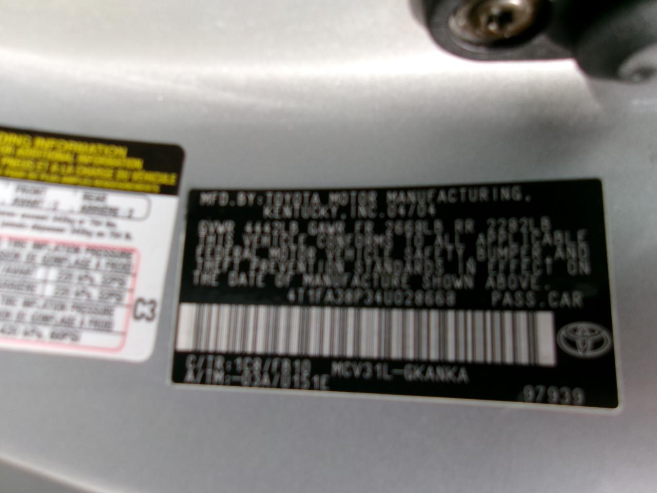 Toyota Camry Solara SE Convertible 2004