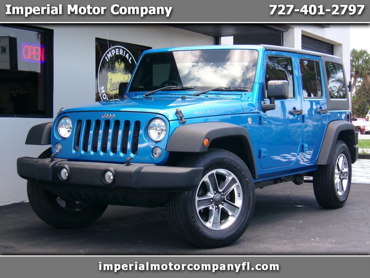 2016 Jeep Wrangler Unlimited Sport 4WD RHD