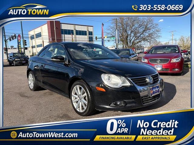 Black 2010 Volkswagen Eos Komfort Convertible Front-Wheel Drive Automatic