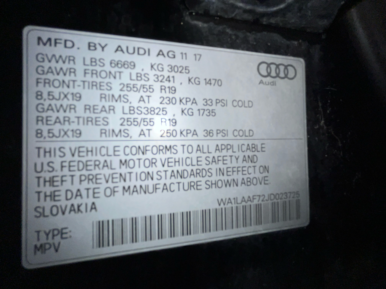 2018 AUDI Q7 - Image 46